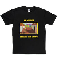 【輸入新品レア】 RY COODER - CHICKEN SKIN MUSIC Gildan Ultra Cotton ライクーダー Tシャツ
