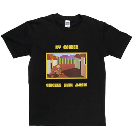 【輸入新品レア】 RY COODER - CHICKEN SKIN MUSIC Gildan Ultra Cotton ライクーダー Tシャツ
