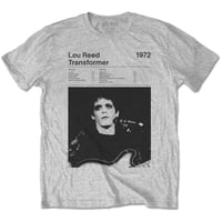 【公式新品】 LOU REED - TRANSFORMER TRACK LIST ルーリードTシャツ