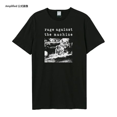 【公式新品 / AMPLIFIED】RAGE AGAINST THE MACHINE - MONK FIRE BLACK レイジアゲインストザマシーン Tシャツ