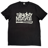 【公式新品 / AMPLIFIED】 NAUGHTY BY NATURE - WHITE LOGO ノーティバイネイチャー Tシャツ