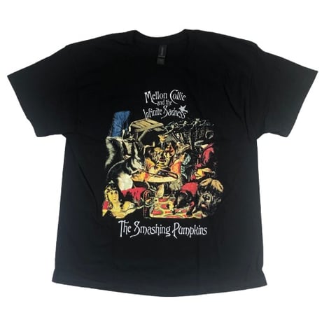 【公式新品】THE SMASHING PUMPKINS - MELLON JUMBLE (Back Print) Gildan Heavy Cotton スマッシングパンプキンズTシャツ