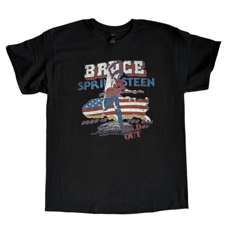 【公式新品】BRUCE SPRINGSTEEN - TOUR '84-'85 (Backprint) ブルーススプリングスティーンTシャツ GILDAN HEAVY COTTON