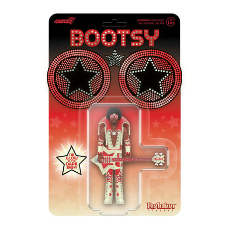 【公式新品】 BOOTSY COLLINS - REACTION FIGURES WAVE 03 - BOOTSY COLLINS (GLOW) bootsy collins super 7