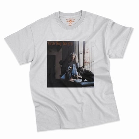 【公式新品】 CAROLE KING - TAPESTRY WHITE GILDAN HEAVY COTTON キャロルキングTシャツ