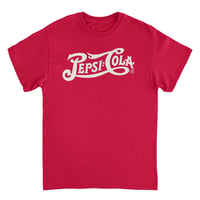 【公式新品】 PEPSI VINTAGE LOGO INVERT RED ペプシ Tシャツ GILDAN HEAVY COTTON