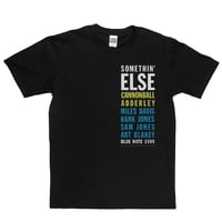 【輸入新品レア / デッドストック】 CANNONBALL ADDERLEY - SOMETHIN' ELSE BLACK マイルスデイビス Tシャツ GILDAN ULTRA COTTON