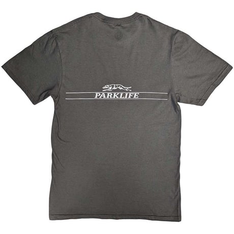 【公式新品】BLUR - POCKET BLUR / PARK LIFE CHARCOAL GREY  (Back Print) ブラーTシャツ