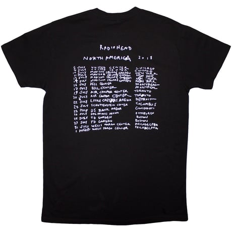 【公式新品】RADIOHEAD - BEARHEAD CREST (BACK PRINT) レディオヘッドTシャツ