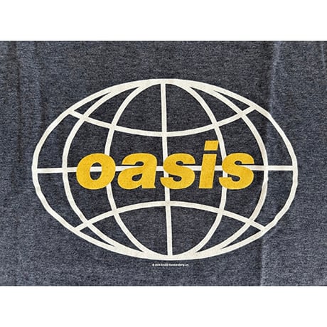 【公式新品】OASIS - 1998 WORLD TOUR USA/CANADA NAVY BLUE (Back Print) オアシスTシャツ