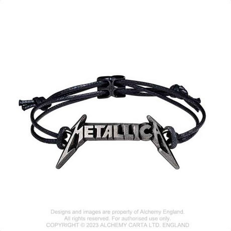 【公式新品】 METALLICA - CLASSIC LOGO CORDED WRIST STRAP メタリカ グッズ