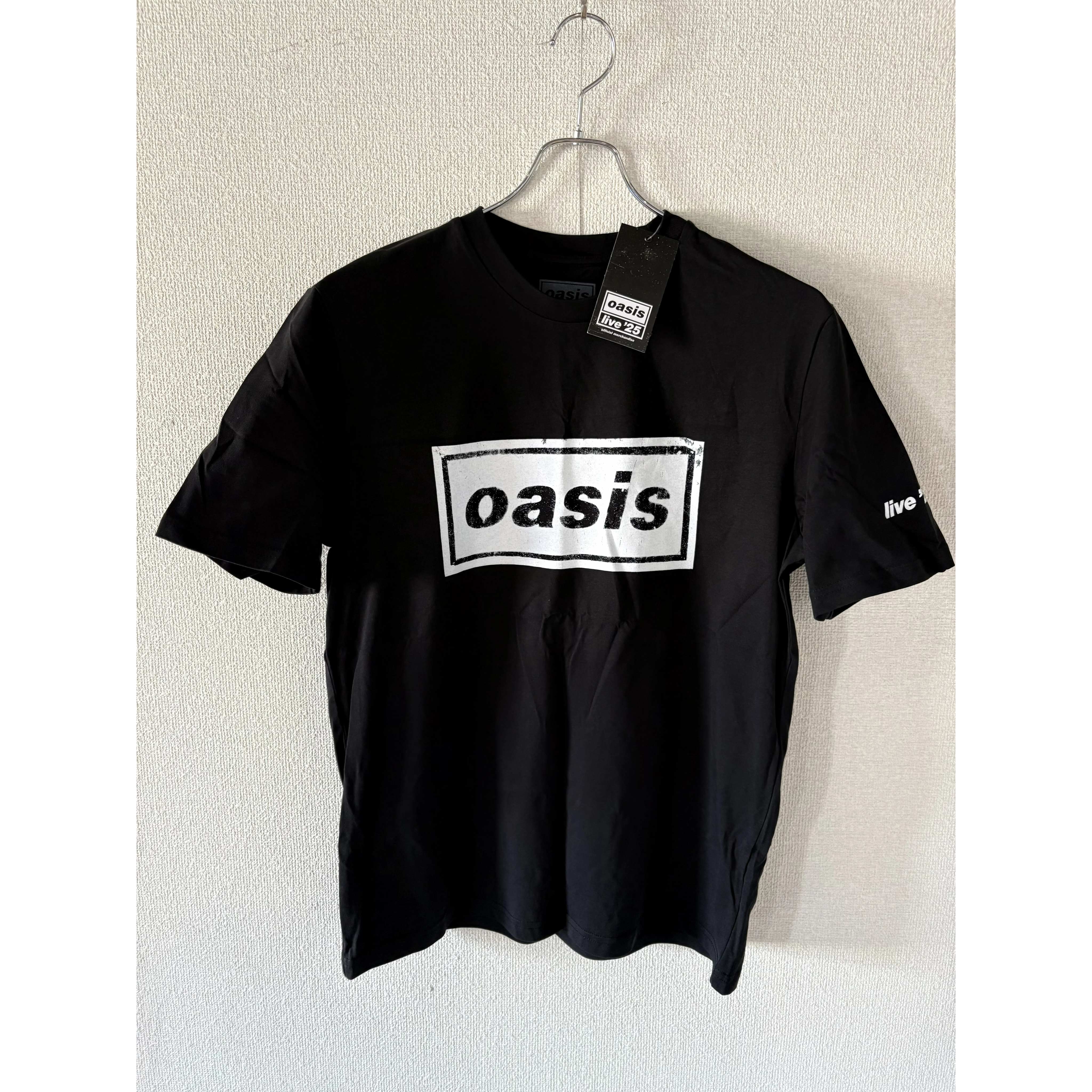 公式新品】OASIS - STENCIL LOGO BLACK (Ex-Tour) オアシス