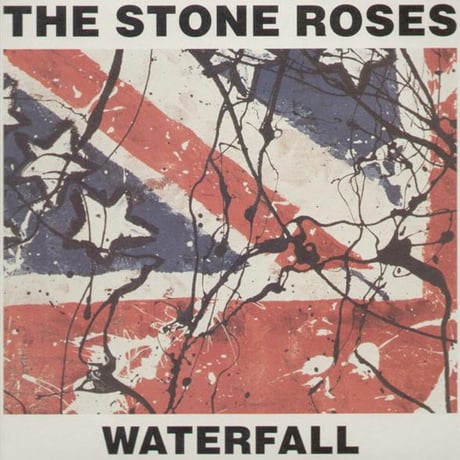 【公式新品】THE STONE ROSES - WATERFALL JUMBO PRINT CHARCOAL GREY STONE WASH ザストーンローゼズTシャツ