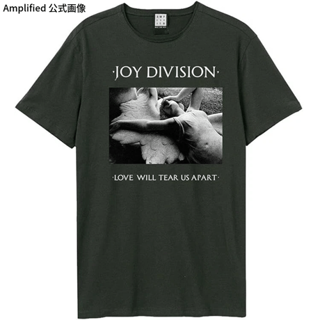 【公式新品 / AMPLIFIED】 JOY DIVISION - LOVE WILL TEAR US APART CHARCOAL ジョイディヴィジョン Tシャツ
