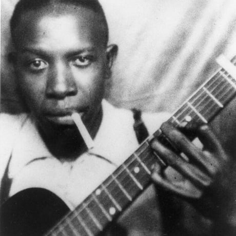 【輸入新品レア】　ROBERT JOHNSON - HELL HOUND ON MY TRAIL ロバートジョンソンTシャツ Gildan Ultra Cotton