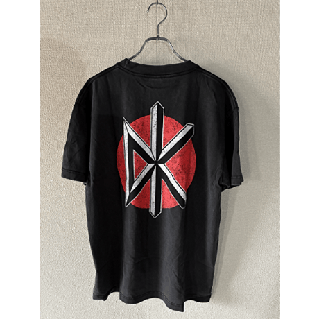 【公式新品/GIANT VINTAGE】DEAD KENNEDYS - LOGO FRONT/BACK VINTAGE BLACK ENZYME WASH デッドケネディーズTシャツ