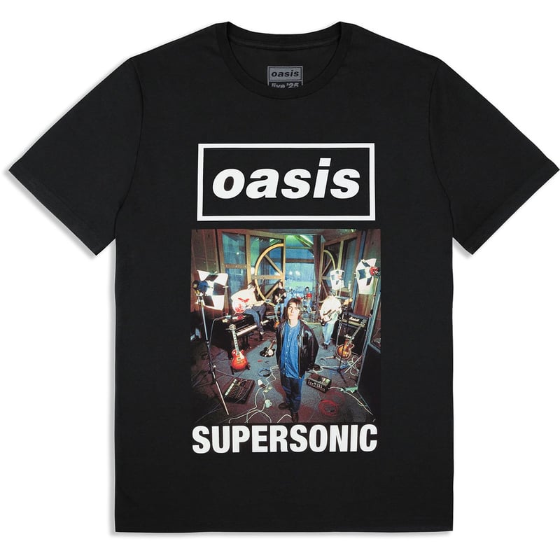 公式新品】OASIS - SUPERSONIC SINGLE COVER BLACK (E