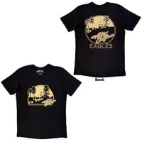 【公式新品】 EAGLES - HOTEL CALIFORNIA BLACK (Back Print ) PREMIUM CARBON イーグルスTシャツ