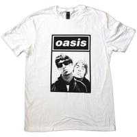 【公式新品】 OASIS - NOEL & LIAM BOXED PHOTO WHITE オアシスTシャツ