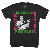 【公式新品】 ELVIS PRESLEY - THE KING OF ROCK N' ROLL エルヴィスプレスリー tシャツ