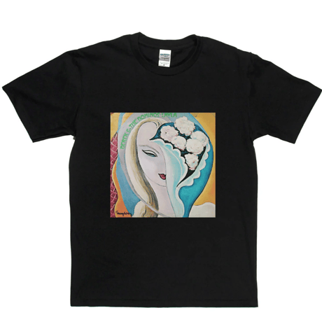 【輸入新品レア】 DEREK AND THE DOMINOS - LAYLA BLACK GILDAN ULTRA COTTON デレクアンドドミノス tシャツ エリッククラプトン tシャツ