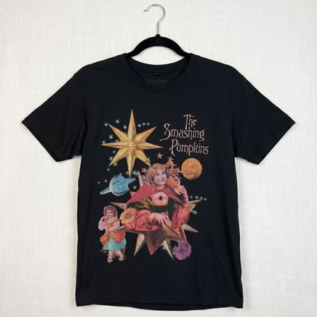 【公式新品】THE SMASHING PUMPKINS - CELESTIAL COLLAGE BLACK (Back Print) PREMIUM CARBON スマッシングパンプキンズ tシャツ