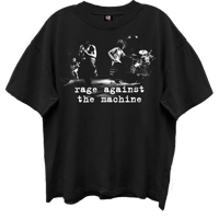 【公式新品/GIANT VINTAGE】RAGE AGAINST THE MACHINE - BAND PHOTO LIMO BLACK レイジアゲインストザマシーンTシャツ