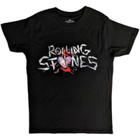 【公式新品】 THE ROLLING STONES - HACKNEY DIAMONDS GLASS LOGO ザローリングストーンズTシャツ