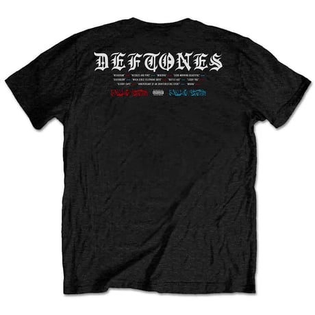 【公式新品】DEFTONES - STATIC SKULL (BACK PRINT) デフトーンズTシャツ