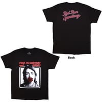 【公式新品】 PAUL McCARTNEY - RED ROSE SPEEDWAY BLACK (Back Print) ポールマッカートニー tシャツ
