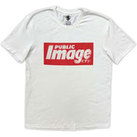 【公式新品】 PUBLIC IMAGE LTD -NEW LOGO WHITE PIL Tシャツ