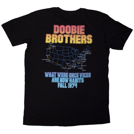 【公式新品】THE DOOBIE BROTHERS - EAGLE (Back Print) ドゥービーブラザーズ Tシャツ