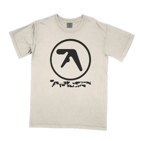 【輸入新品レア】 APHEX TWIN - LOGO IVORY エイフェックスツイン Tシャツ Comfort Colors