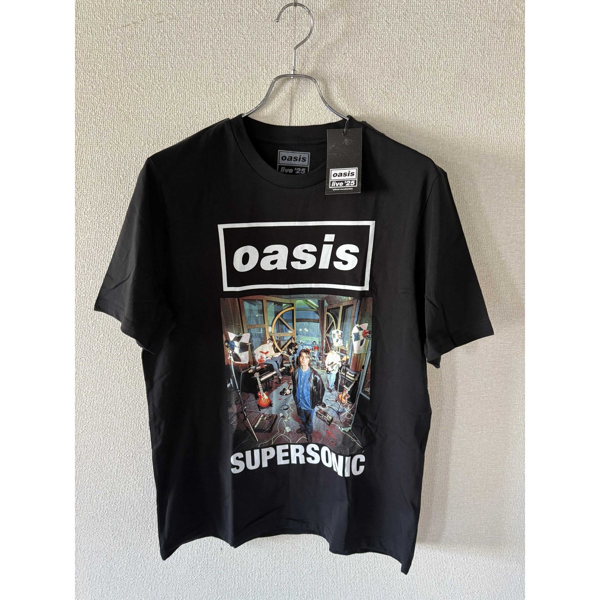 公式新品】OASIS - SUPERSONIC SINGLE COVER BLACK (E