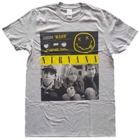 【公式新品】NIRVANA - BLEACH CASSETTES GREY ニルヴァーナ Tシャツ