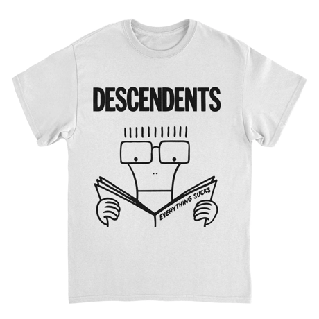 【公式新品】 DESCENDENTS - EVERYTHING SUCKS WHITE ディセンデンツ Tシャツ GILDAN HEAVY COTTON