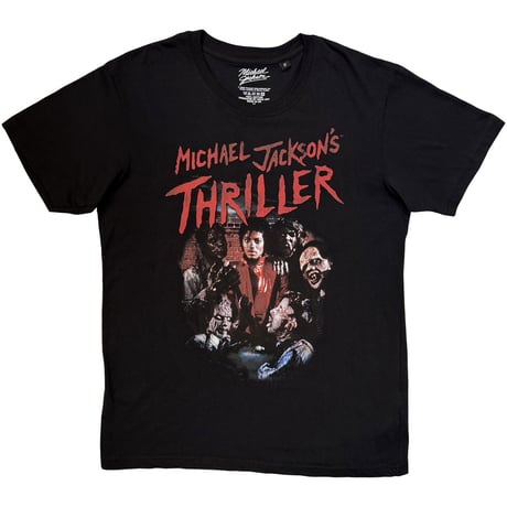 【公式新品】 MICHAEL JACKSON - THRILLER ZOMBIES BLACK マイケルジャクソン Tシャツ