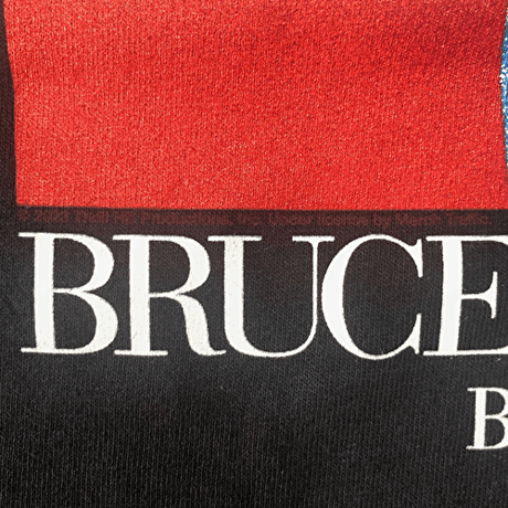 【公式新品】BRUCE SPRINGSTEEN - BORN IN THE USA BLACK (Backprint) ブルーススプリングスティーン Tシャツ GILDAN HEAVY COTTON