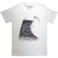 【公式新品】RADIOHEAD - GRIM REAPER WHITE レディオヘッドTシャツ