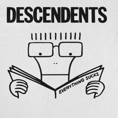【公式新品】 DESCENDENTS - EVERYTHING SUCKS WHITE ディセンデンツ Tシャツ GILDAN HEAVY COTTON