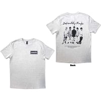 【公式新品】OASIS - DEFINITELY MAYBE PROMO WHITE (BACK PRINT) オアシスTシャツ