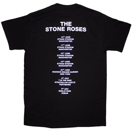 【公式新品】THE STONE ROSES - TOUR 2016 BLACK (Back Print) ザストーンローゼズ Tシャツ