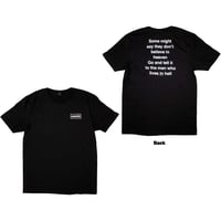 【公式新品】OASIS - SOME MIGHT SAY LYRIC (BACK PRINT) オアシスTシャツ