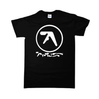 【輸入新品レア】 APHEX TWIN - LOGO BLACK エイフェックスツイン Tシャツ Gildan Ultra Cotton