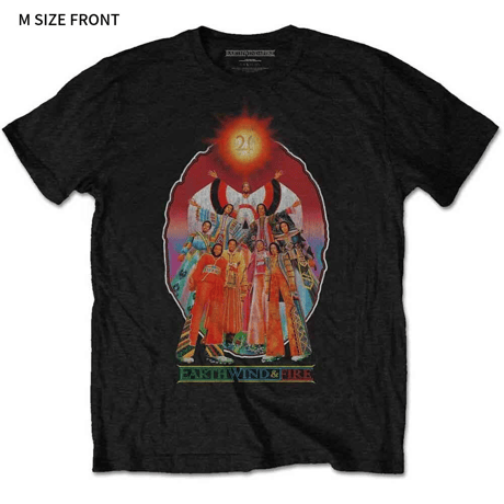 【公式新品】　EARTH WIND & FIRE - LET'S GROOVE (Back Print) ew&f tシャツ
