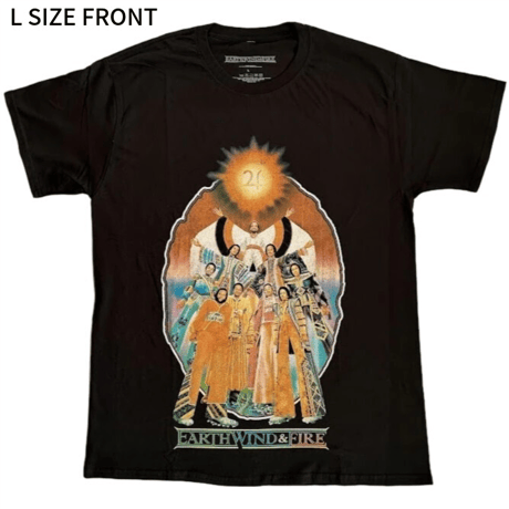 【公式新品】　EARTH WIND & FIRE - LET'S GROOVE (Back Print) ew&f tシャツ