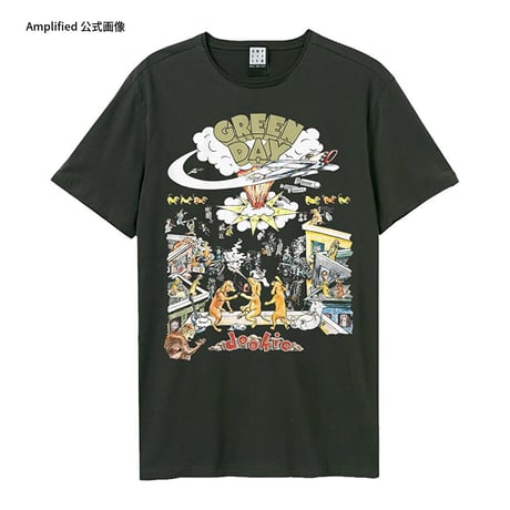 【公式新品 / AMPLIFIED】GREEN DAY - DOOKIE CHARCOAL グリーンデイ Tシャツ