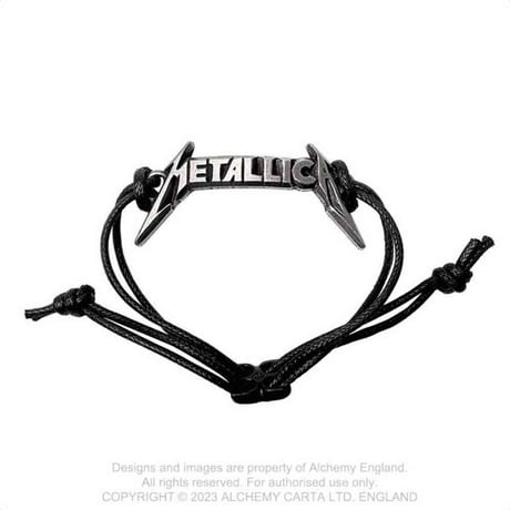 【公式新品】 METALLICA - CLASSIC LOGO CORDED WRIST STRAP メタリカ グッズ