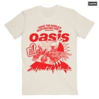 【公式新品】OASIS - WHAT THE WORLD'S BEEN WAITING FOR オアシスTシャツ