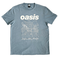 【公式新品 / AMPLIFIED】OASIS - DEFINITELY MAYBE STRANGE BLUE オアシス Tシャツ
